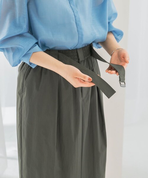 URBAN RESEARCH ROSSO（アーバンリサーチロッソ）の「ベルト付スカート（スカート・レディース・khaki/white/orange・FREE）」の19枚目の写真