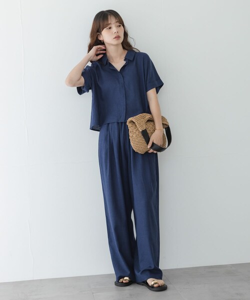 URBAN RESEARCH Sonny Label（アーバンリサーチサニーレーベル）の「ワンショルダーカゴバッグ（かごバッグ・レディース・ブラウン/ブラック・One）」の6枚目の写真
