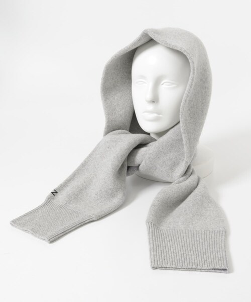 URBAN RESEARCH ROSSO（アーバンリサーチロッソ）の「ADAWASｘEZ　CASHMERE-BLEND HOOD（マフラー・レディース・GREY・One）」の6枚目の写真
