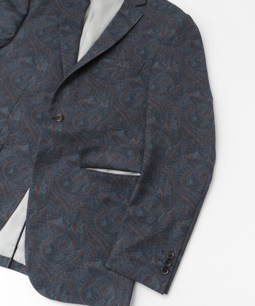 URBAN RESEARCH(アーバンリサーチ)の「MEHRABIAN55 by URBAN RESEARCH ペーズリーパターンノッチドジャケット(テーラードジャケット・メンズ・OFF/BEIGE/NAVY・44/46/48)」の5枚目の写真