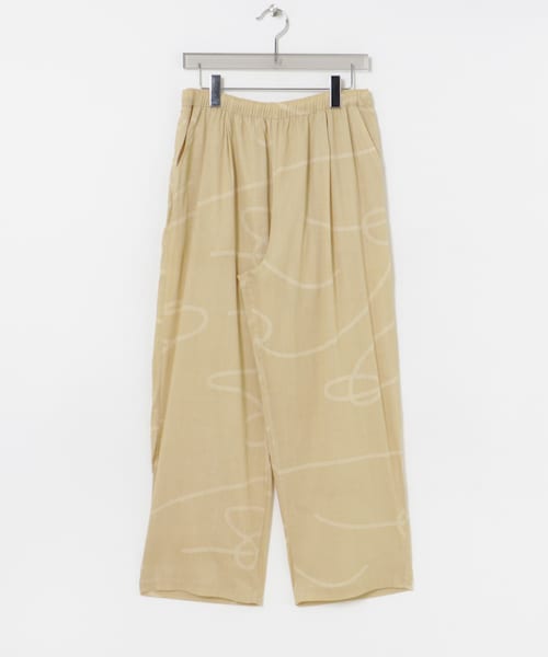 URBAN RESEARCH(アーバンリサーチ)の「SENTO-GRASHI 「ゆ」pants (long)(その他パンツ・メンズ・BLK×CCL/BEG×OFF/BLU×OFF・M/L/L/XL)」の2枚目の写真
