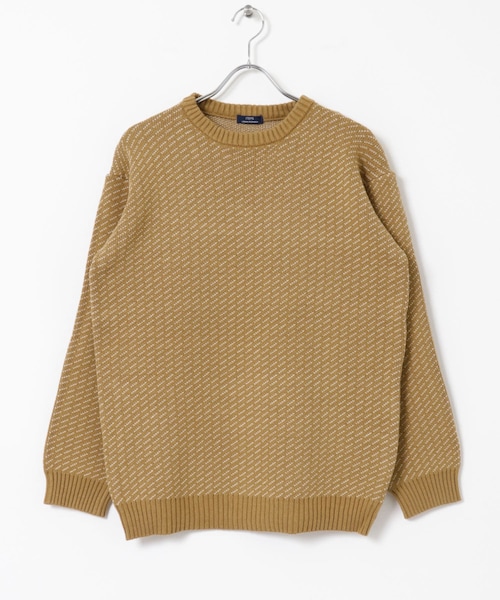 ITEMS URBANRESEARCH(アイテムズ アーバンリサーチ)の「マシンウォッシャブル バーズアイ クルーニット(ニット/セーター・メンズ・BEG/NVY/BLK・M/L)」の11枚目の写真