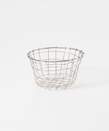 URBAN RESEARCH DOORS | 用美 ステンレス 格子手編みバスケット丸 小(収納グッズ)