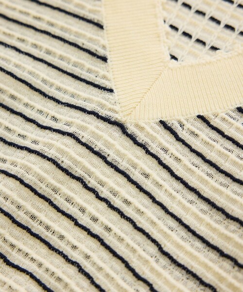 ROPE'（ロペ）の「ピンタックサマーノースリーブニット/イージーケア（ニット/セーター・レディース・ホワイト系/クリーム・F）」の21枚目の写真