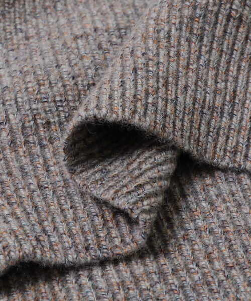 URBAN RESEARCH（アーバンリサーチ）の「ULTERIOR　WOOL COTTON RIB DRIVERS KNIT（テーラードジャケット・メンズ・BLACK MIX/GREY MIX/PURPLE MIX・M/L）」の16枚目の写真