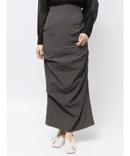 タックドレープタイトスカート 