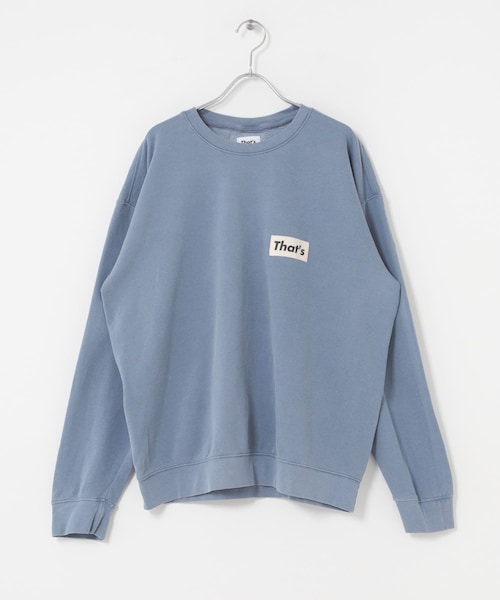 THE GOODLAND MARKET（ザグッドランドマーケット）の「That’s　THE SWEAT RELAX（スウェット・メンズ・DGR/BL・M/L/XL）」の2枚目の写真