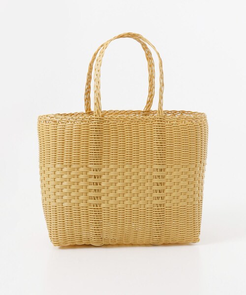 URBAN RESEARCH ROSSO（アーバンリサーチロッソ）の「PALOROSA　LACE SMALL TOTE（かごバッグ・レディース・24 PALM/02 BLACK/26 CARAMEL/29 ROSE・-）」の12枚目の写真