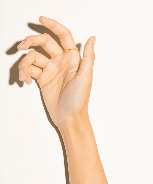 URBAN RESEARCH（アーバンリサーチ）の「decor『デコール』　18K BasicRing（リング・レディース・18KYG・11/13/15）」の4枚目の写真