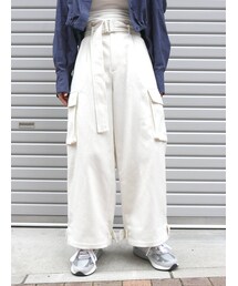 Ungrid | 起毛カーゴデザインパンツ(カーゴパンツ)