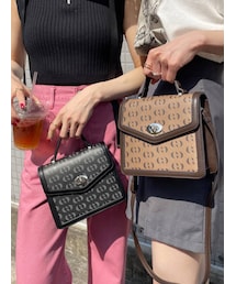 EMODA | モノグラムハンドルバッグ(ハンドバッグ)