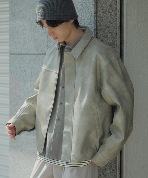 SENSE OF PLACE by URBAN RESEARCH（センスオブプレイスバイアーバンリサーチ）の「FLジップブルゾン（ブルゾン・メンズ・BLACK/GREIGE・M/L）」の21枚目の写真