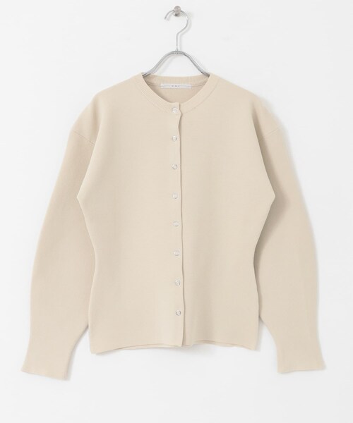 KBF（ケイビーエフ）の「リングドットボタンニットカーディガン（カーディガン/ボレロ・レディース・NEONYELLOW/L.BEIGE/FLAMINGO・one）」の12枚目の写真