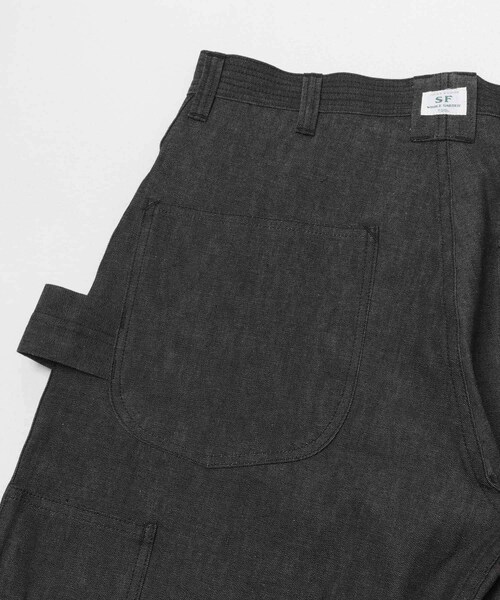 URBAN RESEARCH DOORS(アーバンリサーチドアーズ)の「SASSAFRAS LANDSCAPER GROWN PANTS(デニムパンツ・メンズ・INDIGO/BLACK・S/M/L)」の5枚目の写真