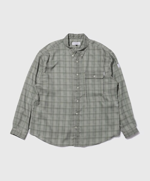 ADAM ET ROPE'(アダムエロペ)の「【elephant TRIBAL fabrics/エレファントトライバルファブリクス】ON THE WAY CHECK SHIRT(シャツ/ブラウス・メンズ・カーキ・F)」の1枚目の写真