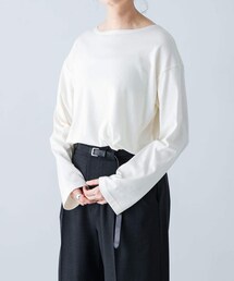かぐれ | ボートネックロングカットソー(Tシャツ/カットソー)