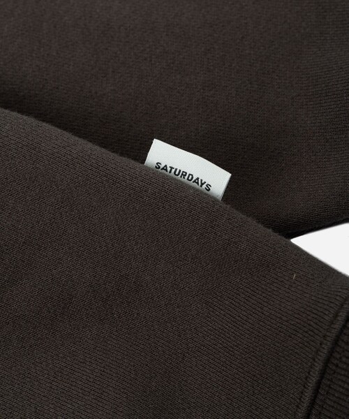 Saturdays NYC(サタデーズ ニューヨークシティ )の「Bowery Henley Neck Sweatshirt(スウェット・レディース・スミクロ/グレー・L/M/S/XL)」の21枚目の写真