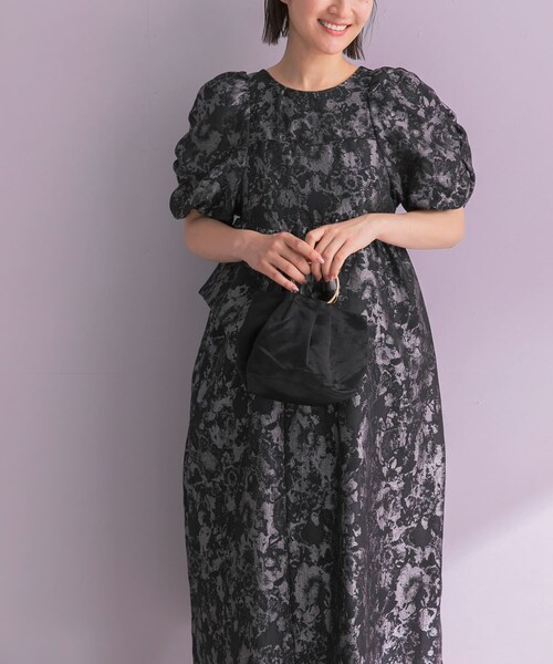 URBAN RESEARCH ROSSO（アーバンリサーチロッソ）の「ANDRESD　JACQUARD DRESS（ワンピース・レディース・L.GRAY/GRAY・M-TALL）」の14枚目の写真