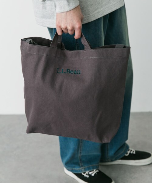 URBAN RESEARCH DOORS（アーバンリサーチドアーズ）の「『別注』L.L.Bean×DOORS　Shoulder Strap Tote L（ショルダーバッグ・メンズ・Natural/Black/CarbonGray・one）」の10枚目の写真
