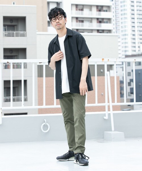 URBAN RESEARCH ROSSO（アーバンリサーチロッソ）の「『セットアップ対応』『XLサイズあり』クールキープショートスリーブシャツ（シャツ/ブラウス・メンズ・BEIGE/BLACK/NAVY/LIGHT GRAY・S/M/L/XL）」の18枚目の写真