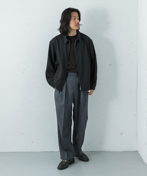 URBAN RESEARCH(アーバンリサーチ)の「『洗濯可/防シワ/接触冷感』WASHABLE WOOL SPORTS JACKET(ブルゾン・メンズ・NAVY/BLACK/CHARCOAL・M/L)」の17枚目の写真