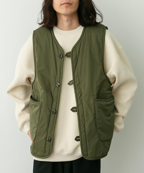URBAN RESEARCH Sonny Label（アーバンリサーチサニーレーベル）の「ARMY TWILL　Weather Reversible Vest（ベスト・メンズ・GRAY/BLACK/KHAKI・M/L）」の3枚目の写真