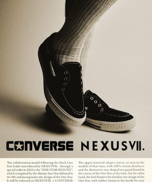 URBAN RESEARCH（アーバンリサーチ）の「NEXUSVII.×CONVERSE　ONE STAR HS D / NX（スニーカー・メンズ・BLACK・23/23.5/24/24.5/25/25.5/26/26.5/27/27.5/28/29）」の3枚目の写真