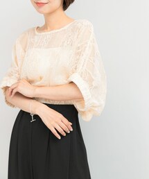 URBAN RESEARCH ROSSO | TORRAZZO DONNA　Botanical pattern spangle blouse(シャツ/ブラウス)