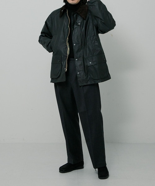 URBAN RESEARCH（アーバンリサーチ）の「bedale wax jacket（テーラードジャケット・メンズ・Sage/Black・36/38/40/42）」の11枚目の写真