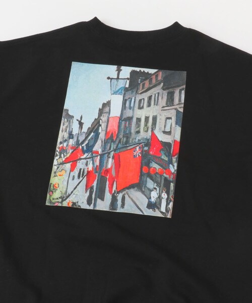 SENSE OF PLACE by URBAN RESEARCH（センスオブプレイスバイアーバンリサーチ）の「『別注』Albert Marquet ロゴスウェット（スウェット・メンズ・GRAY/BLACK/GREEN・M/L）」の15枚目の写真