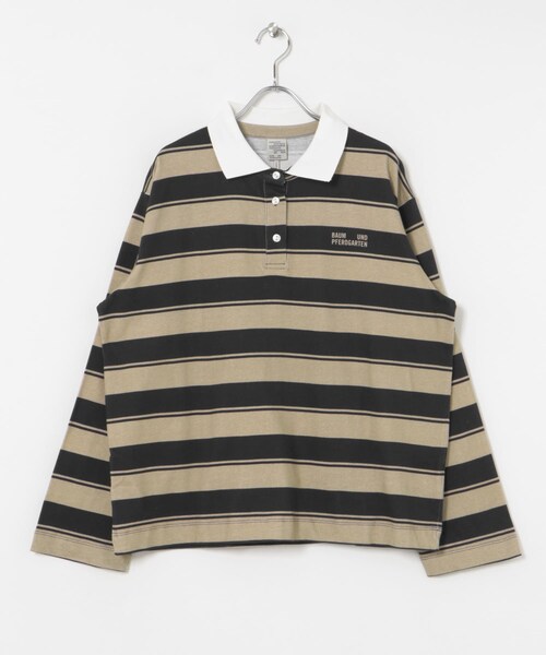 URBAN RESEARCH(アーバンリサーチ)の「BAUM UND PFERDGARTEN ORGANIC SPORTS J L/S POLO(ポロシャツ・レディース・B BLUE/SAVANNAH・S)」の6枚目の写真