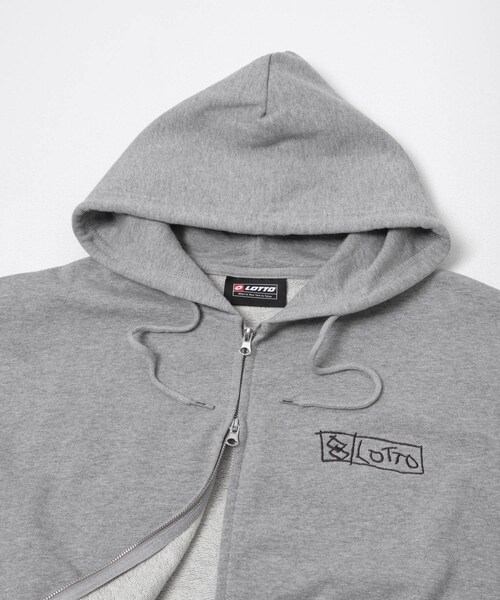 URBAN RESEARCH（アーバンリサーチ）の「LOTTO　itteki LOGO ZIP HOODIE（パーカー・メンズ・BLACK/GRAY・M/L/XL/XXL）」の13枚目の写真
