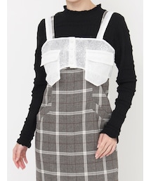 ダブルポケットマテリアルビスチェ