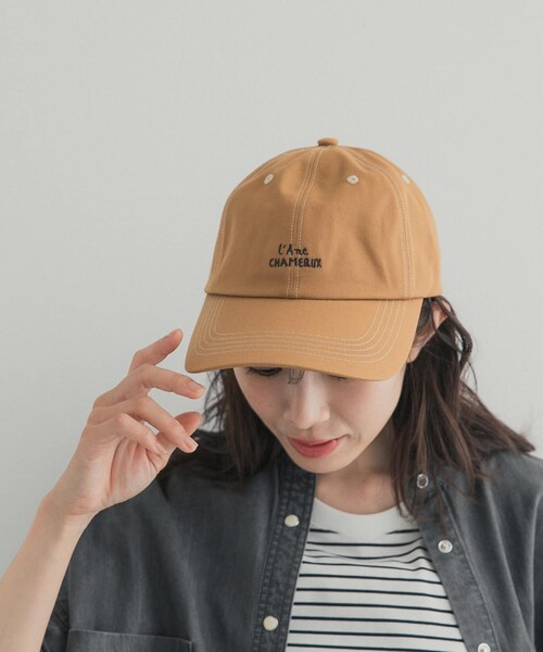 URBAN RESEARCH DOORS（アーバンリサーチドアーズ）の「LY　SIGN CAP（キャップ・レディース・CIGAR/DUSTYBLUE/CAMEL・Free）」の9枚目の写真