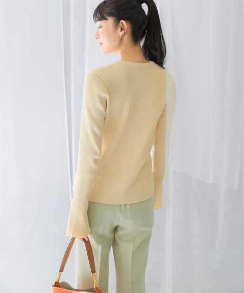 URBAN RESEARCH ROSSO（アーバンリサーチロッソ）の「リボンデザインカーディガン（カーディガン/ボレロ・レディース・beige/orange・FREE）」の9枚目の写真