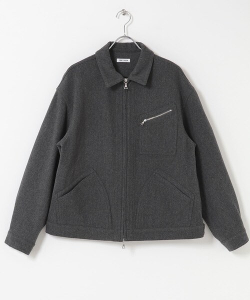 URBAN RESEARCH DOORS(アーバンリサーチドアーズ)の「FORK&SPOON ウールショートブルゾン(ブルゾン・メンズ・NAVY/CHARCOAL/BROWN・4/5)」の7枚目の写真