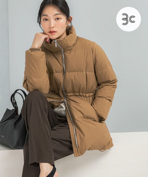 URBAN RESEARCH ROSSO（アーバンリサーチロッソ）の「LIMONTA撥水ミドルダウンコート（その他アウター・レディース・CAMEL/BLACK・36/38）」の2枚目の写真