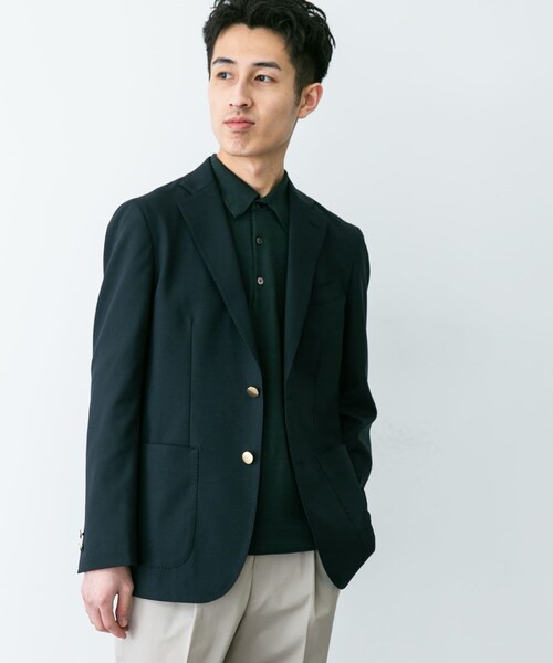 URBAN RESEARCH DOORS(アーバンリサーチドアーズ)の「『イージーケア』LIFE STYLE TAILOR ストレッチオックスメタルボタンブレザー(その他アウター・メンズ・NAVY・44/46/48/50)」の17枚目の写真