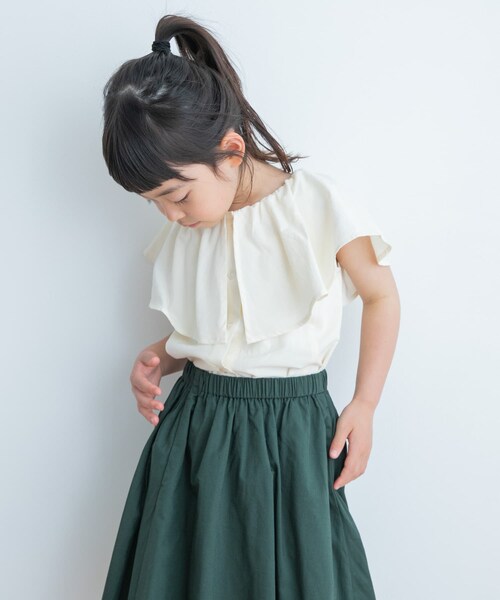 URBAN RESEARCH DOORS(アーバンリサーチドアーズ)の「2WAYフリルブラウス(KIDS)(その他トップス・キッズ・LAVENDER/IVORY・105/120/135)」の6枚目の写真