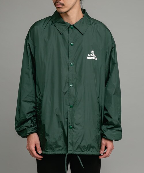 URBAN RESEARCH Sonny Label（アーバンリサーチサニーレーベル）の「MAGIC NUMBER　SEEYOUINTHEWATER COACH JACKET（テーラードジャケット・メンズ・D NAVY/BURGUNDY/FOREST/BLACK・M/L/XL）」の10枚目の写真