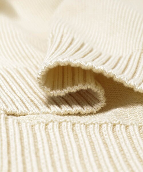 URBAN RESEARCH DOORS（アーバンリサーチドアーズ）の「STILL BY HAND　10G COTTON SWEATER（ニット/セーター・メンズ・NATURAL/D.CHARCOAL/BLUE GREY・46）」の12枚目の写真