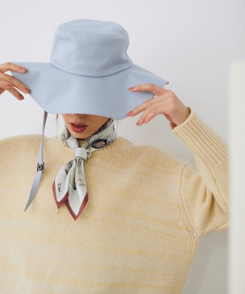 ROPE'（ロペ）の「【La Maison de Lyllis】_ICHIME（ブリムハット）（ハット・レディース・サックス/ローズピンク・F）」の10枚目の写真