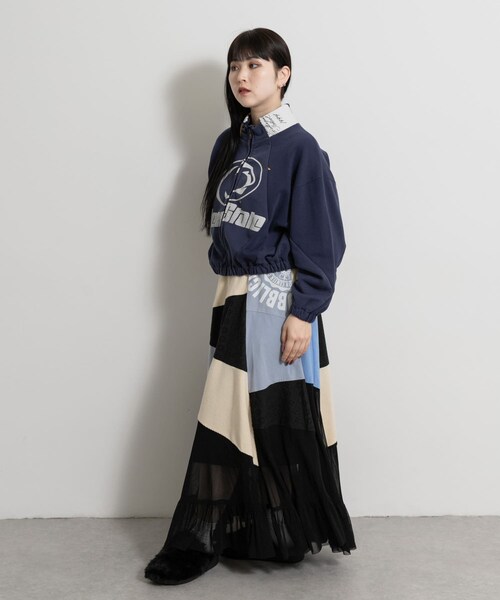 THE GOODLAND MARKET（ザグッドランドマーケット）の「77circa　track jacket cutback JK（テーラードジャケット・レディース・gray1/gray2/gray3/gray4/navy1/navy2/navy3/navy4・one）」の18枚目の写真