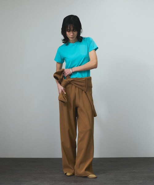 ADAM ET ROPE'（アダムエロペ）の「【Baserange（ベースレンジ）】TEE SHIRT（Tシャツ/カットソー・レディース・ブルー系・S）」の18枚目の写真