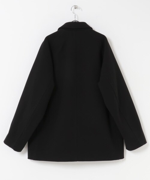 URBAN RESEARCH DOORS（アーバンリサーチドアーズ）の「ニットメルトン パデット ショートコート（テーラードジャケット・メンズ・BROWN/BLACK・M/L）」の13枚目の写真