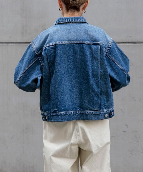 URBAN RESEARCH DOORS（アーバンリサーチドアーズ）の「FORK&SPOON　JFデニムジャケット（デニムジャケット・レディース・ONEWASH/USED・1）」の22枚目の写真