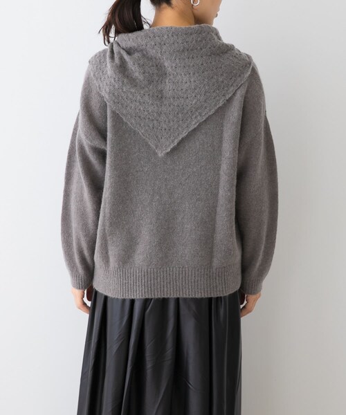URBAN RESEARCH ROSSO（アーバンリサーチロッソ）の「F by ROSSO　ヘアリーニットプルオーバー+ニットスカーフ（ニット/セーター・レディース・OFF WHITE/BEIGE/GRAY・FREE）」の14枚目の写真
