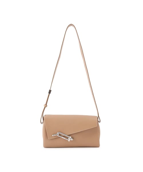 ADAM ET ROPE'（アダムエロペ）の「【TAD FAB（タッド ファブ）】SOFTIE MIDI（ショルダーバッグ・レディース・ブラック/ベージュ・F）」の2枚目の写真