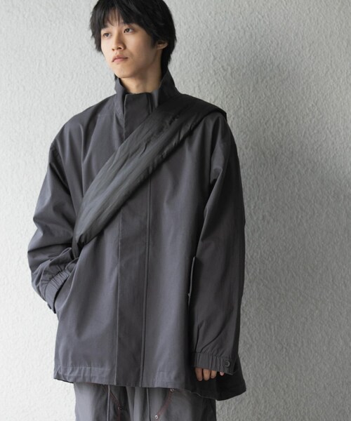 SENSE OF PLACE by URBAN RESEARCH（センスオブプレイスバイアーバンリサーチ）の「ショートモッズコート（モッズコート・メンズ・IVORY/CHARCOAL/NAVY・M/L）」の14枚目の写真