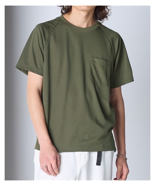 nissen（ニッセン）の「メッシュ半袖Ｔシャツ【大きいサイズ有】　【細見え設計】　吸汗速乾・UVカット　（消臭テープ付）（Tシャツ/カットソー・メンズ・オフホワイト/カーキ/黒/ネイビー/ダークブルー/グレー・M/L/LL/3L/4L/5L/6L/8L/10L）」の4枚目の写真